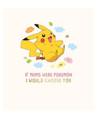 Pokemon Mum - kartka na dzień matki