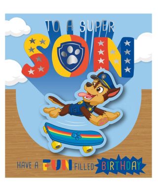 Paw Patrol Son Psi Patrol - kartka urodzinowa