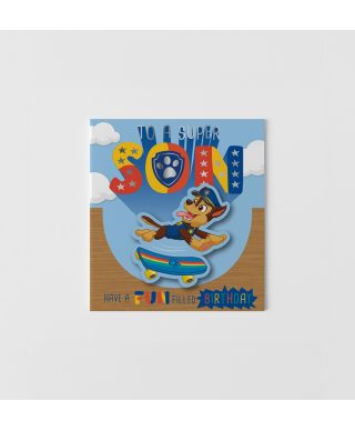 Paw Patrol Son Psi Patrol - kartka urodzinowa