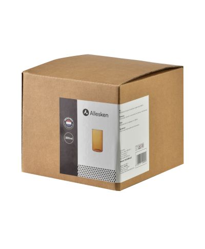 ROMANE Komplet 4 szklanek 380ml borokrzemowe 7x7xh12cm