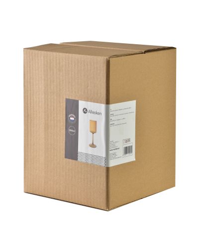 ROMANE Komplet 4 kieliszków 300ml borokrzemowe 7x7xh22cm