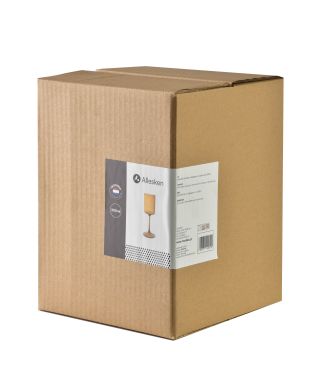 ROMANE Komplet 4 kieliszków 300ml borokrzemowe 7x7xh22cm