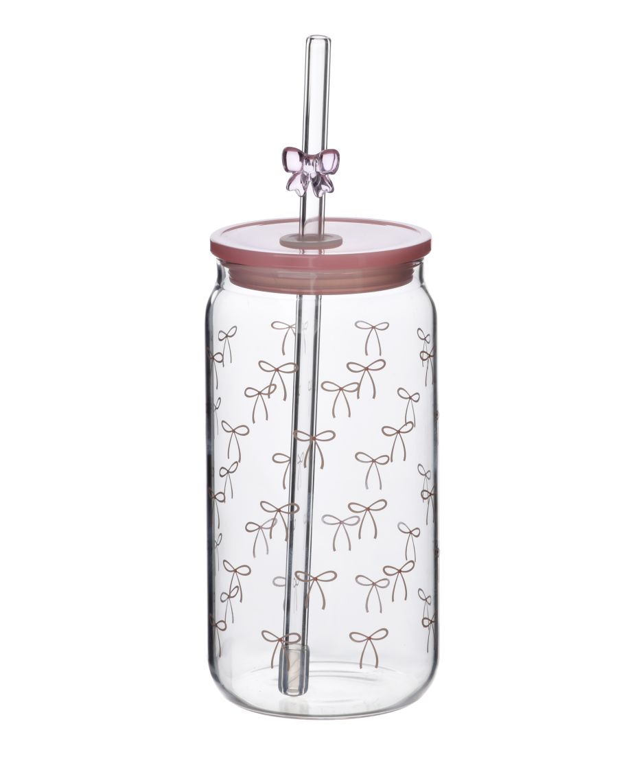PETER RIBBON Kubek ze słomką 480ml7,5x7,5x15cm