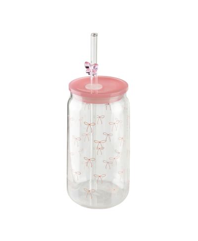 PETER RIBBON Kubek ze słomką 480ml7,5x7,5x15cm