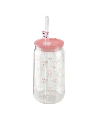 PETER RIBBON Kubek ze słomką 480ml7,5x7,5x15cm