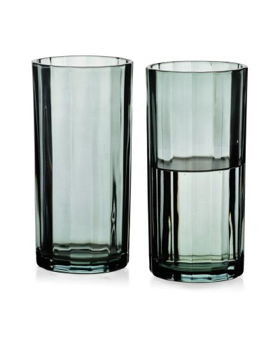 ELISE STRIPES Komplet 4 szklanek 360ml 7x7xh15cm