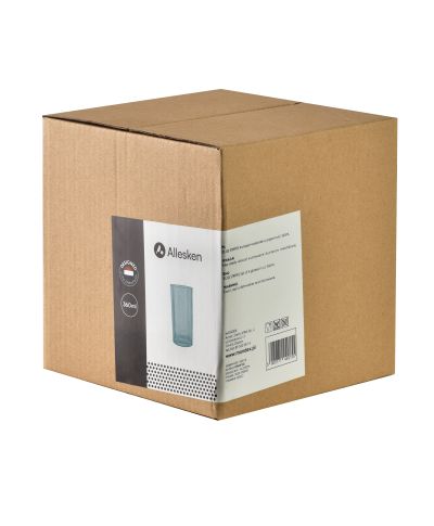 ELISE STRIPES Komplet 4 szklanek 360ml 7x7xh15cm