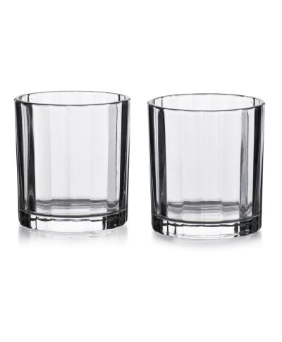 ELISE STRIPES Komplet 4 szklanek 310mlprzezroczyste 8x8xh9cm