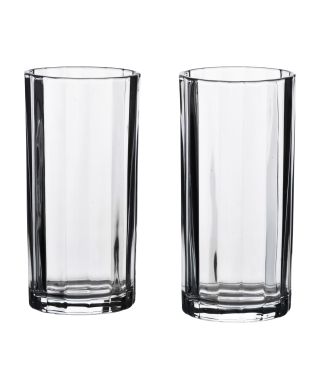 ELISE STRIPES Komplet 4 szklanek 360mlprzezroczyste 7x7xh15cm