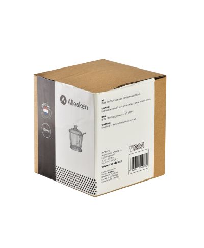 ELISE STRIPES Cukiernica z łyżeczką 190ml 8,4x7xh12cm