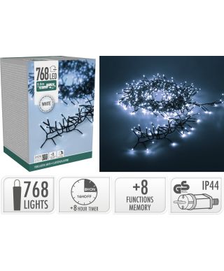 Łańcuch świetlny 768LED BIAŁY
