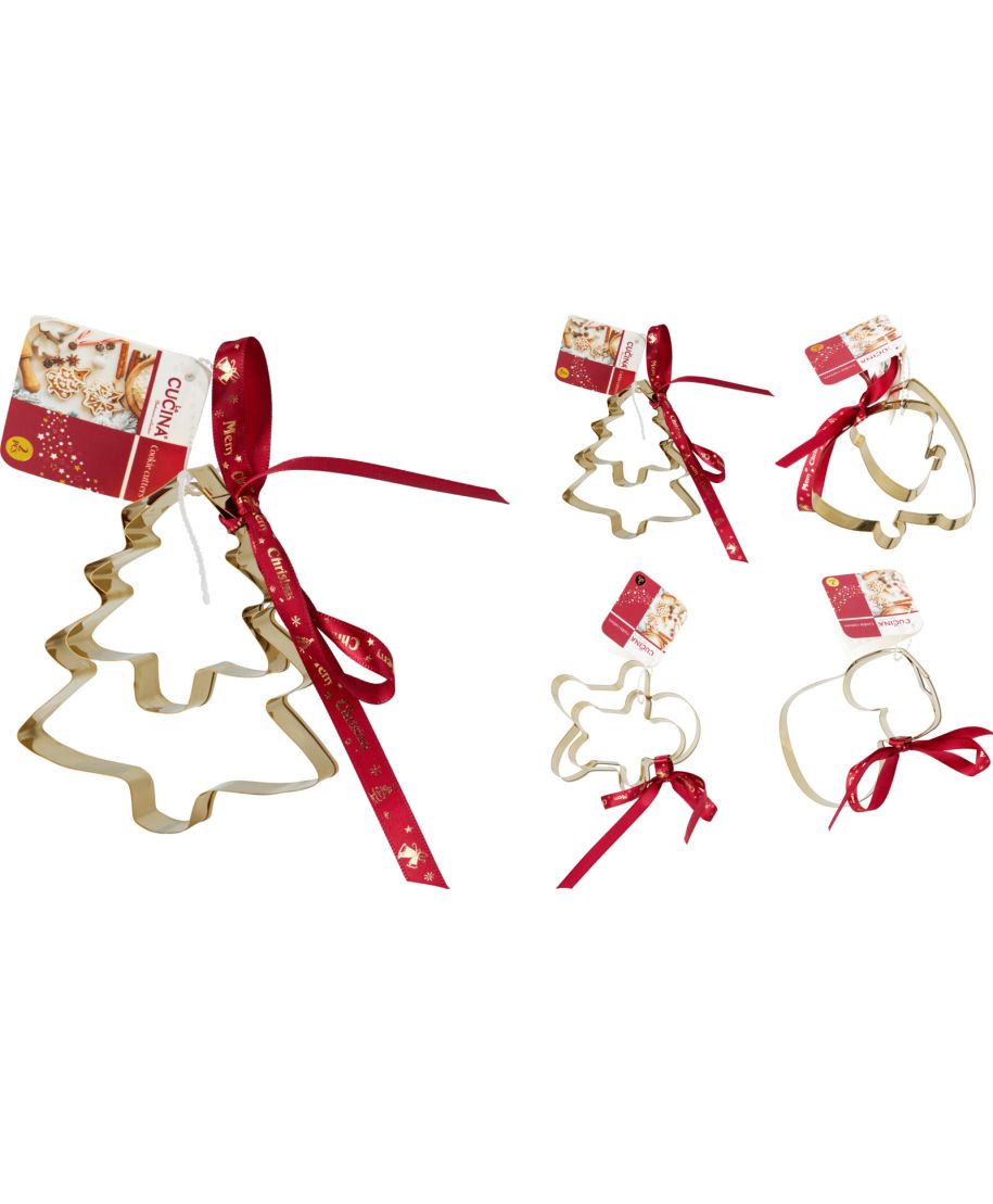 ZESTAW FOREMEK DO CIASTEK 2 SZT. ŚWIĄTEC