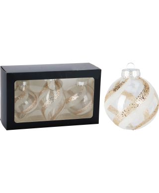 Komplet 3 bombek  różne kształty