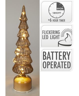 Choinka LED 40CM BRĄZOWA2ASS