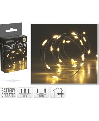 Łańcuch świetlny 10LED WW BO