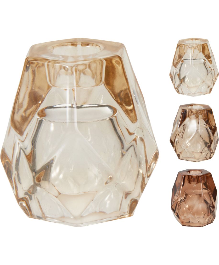 ŚWIECZNIK SZKLANY 75X75X80MM