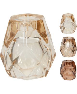 ŚWIECZNIK SZKLANY 75X75X80MM