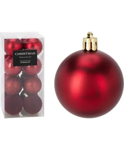 Komplet 16 bombek XMASBALL 5CM ZESTAW 16
