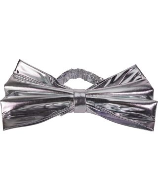 Kokarda na krzesło 50x34cm srebrna