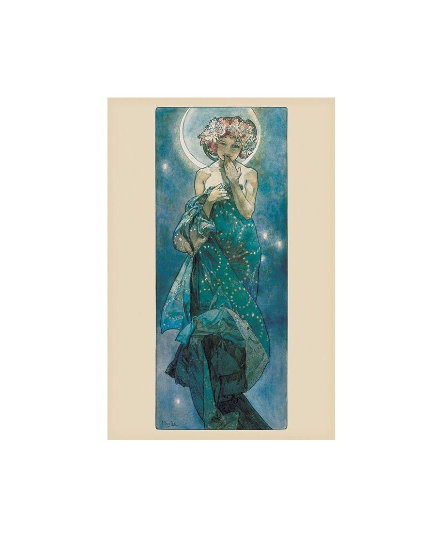 Mucha (Moon) - plakat