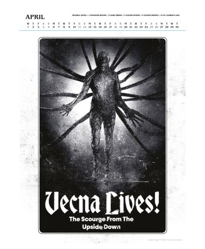 Stranger Things Deluxe - kalendarz A3 na 2026 rok