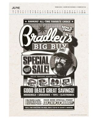 Stranger Things Deluxe - kalendarz A3 na 2026 rok