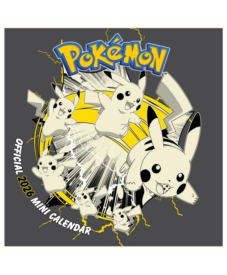 Pokemon - mini kalendarz 2026 + plakat