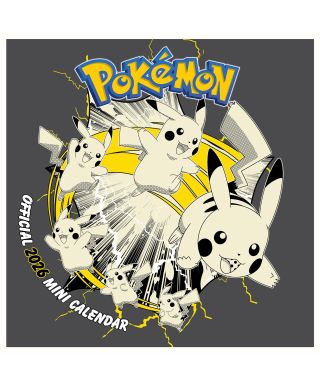 Pokemon - mini kalendarz 2026 + plakat