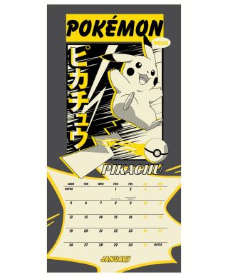 Pokemon - mini kalendarz 2026 + plakat