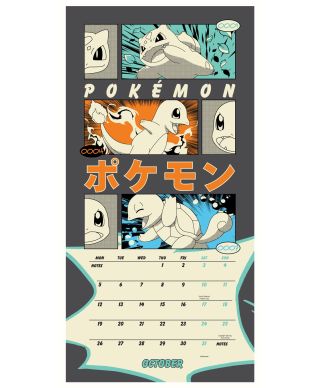 Pokemon - mini kalendarz 2026 + plakat