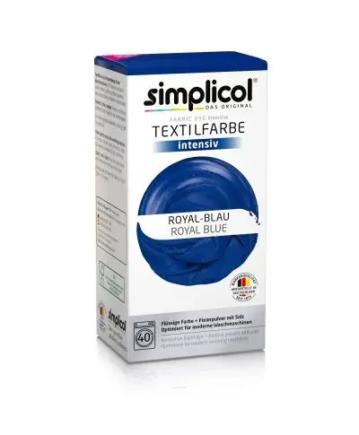 SIMPLICOL Barwnik do tkanin NIEBIESKI KOBALTOWY 560g