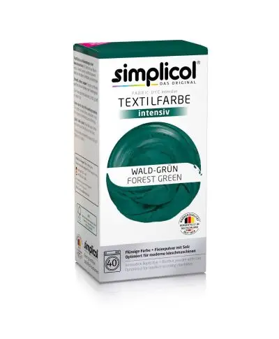 SIMPLICOL Barwnik do tkanin INTENSIV LEŚNA ZIELEŃ 560g
