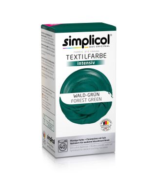 SIMPLICOL Barwnik do tkanin INTENSIV LEŚNA ZIELEŃ 560g