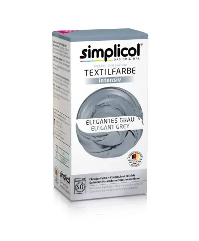SIMPLICOL Barwnik do tkanin ELEGANTES SZARY 560g