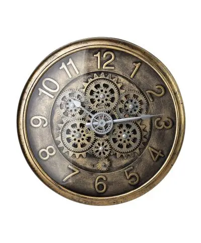 RAMSEY Zegar 40x40x7,5cm ruchomy cichy mechanizm