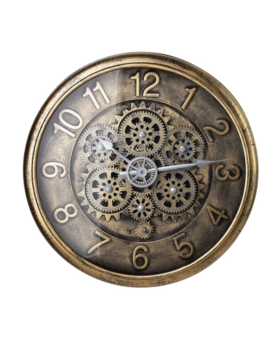 RAMSEY Zegar 40x40x7,5cm ruchomy cichy mechanizm