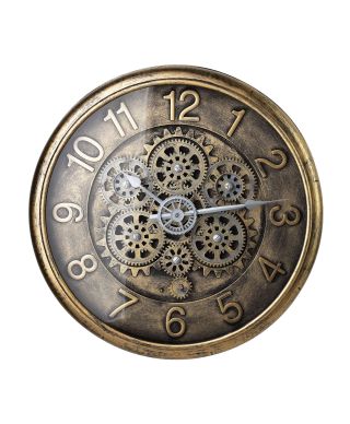 RAMSEY Zegar 40x40x7,5cm ruchomy cichy mechanizm