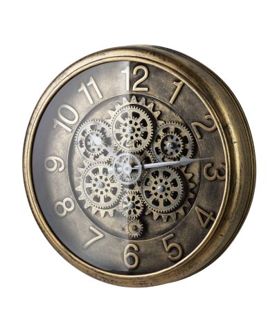 RAMSEY Zegar 40x40x7,5cm ruchomy cichy mechanizm