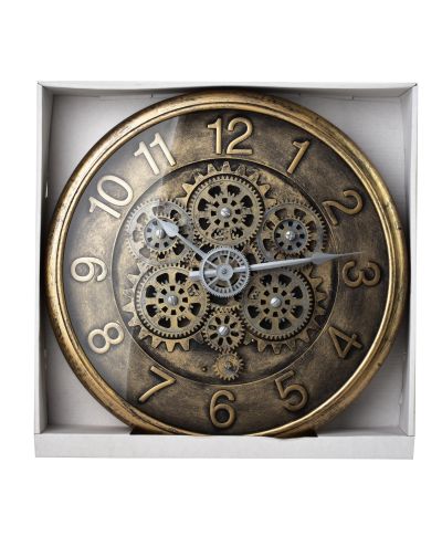 RAMSEY Zegar 40x40x7,5cm ruchomy cichy mechanizm