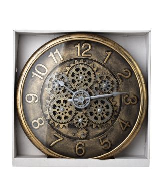 RAMSEY Zegar 40x40x7,5cm ruchomy cichy mechanizm