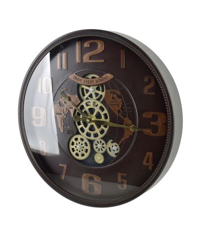 RAMSEY Zegar 50x50x6,5cm ruchomy cichy mechanzim