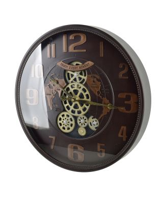 RAMSEY Zegar 50x50x6,5cm ruchomy cichy mechanzim