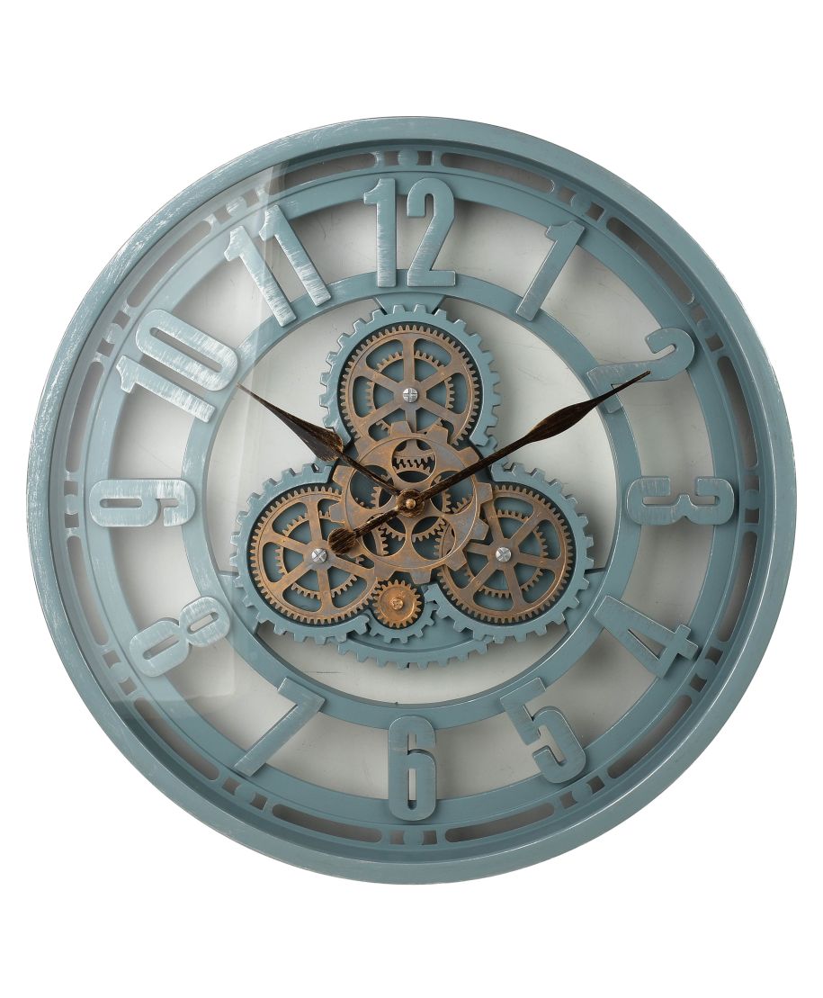 RAMSEY Zegar 50x50x6,5cm morski, ruchomy cichy mechanzim RAMSEY Zegar 50x50x6,5cm morski, ruchomy cichy mechanzim