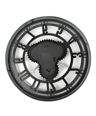 RAMSEY Zegar 50x50x6,5cm morski, ruchomy cichy mechanzim