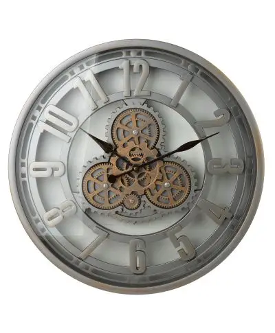 RAMSEY Zegar 50x50x6,5cm ruchomy cichy mechanizm