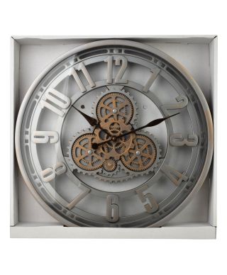 RAMSEY Zegar 50x50x6,5cm ruchomy cichy mechanizm