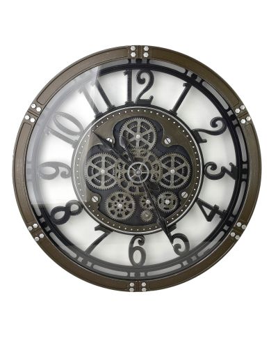 RAMSEY Zegar 60x60x6cm ruchomy cichy mechanizm