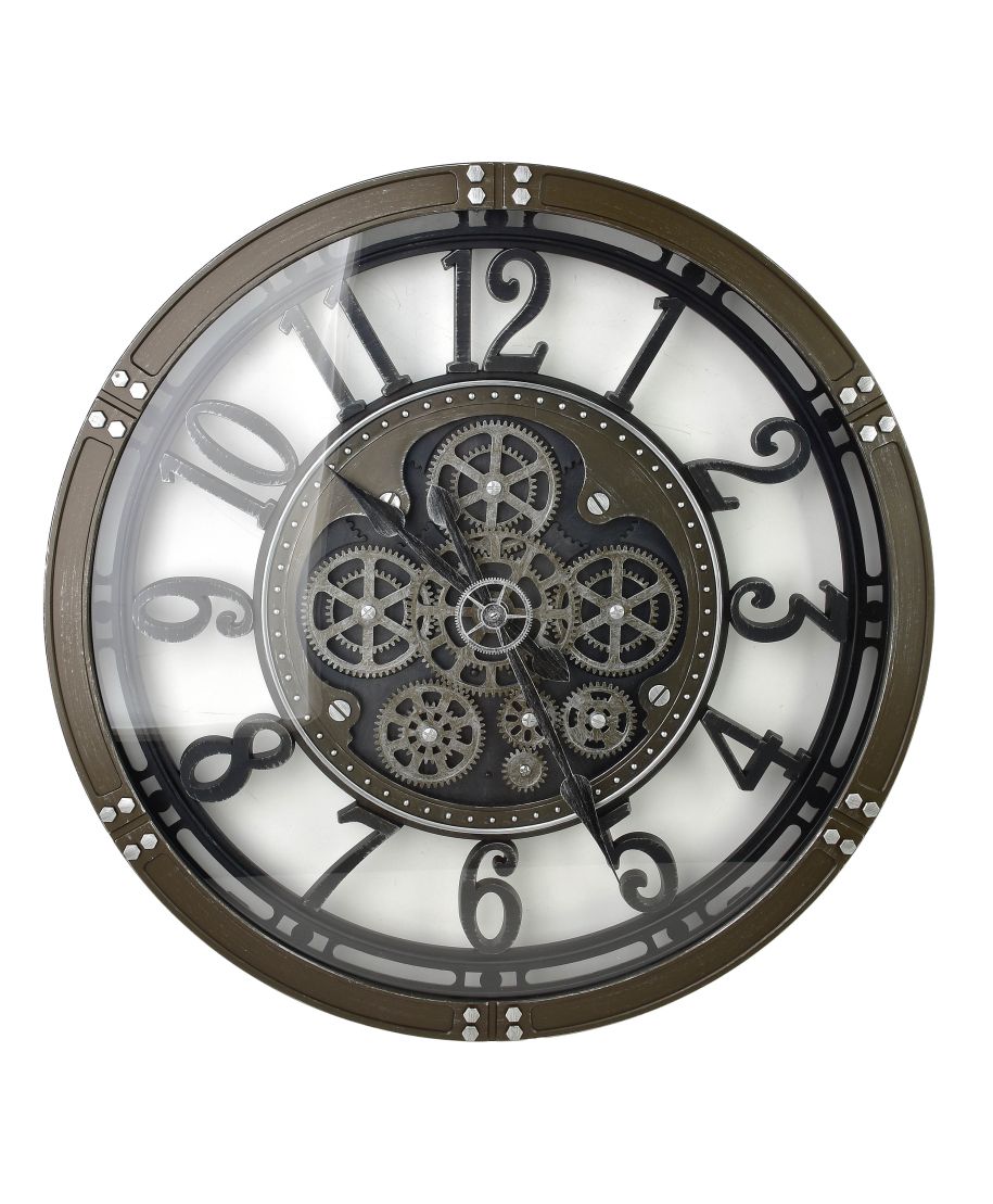 RAMSEY Zegar 60x60x6cm ruchomy cichy mechanizm