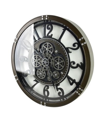 RAMSEY Zegar 60x60x6cm ruchomy cichy mechanizm