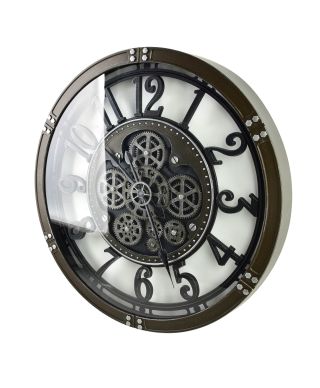 RAMSEY Zegar 60x60x6cm ruchomy cichy mechanizm